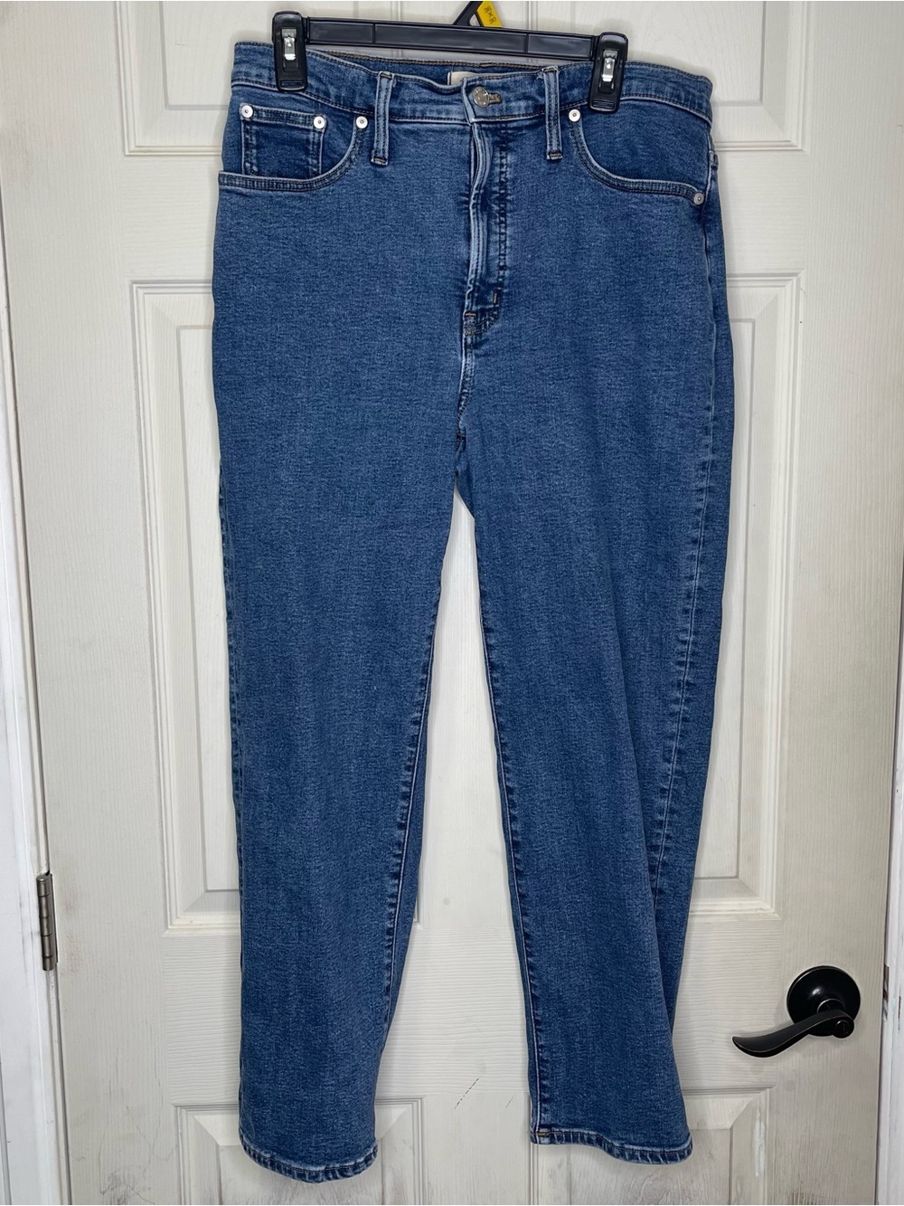 Madewell The Perfect Vintage Straight Jean in Bright Indigo Wash Sz 32